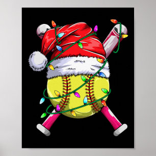 Santa Sport Design- Frauen Mädchen Weihnachten Sof Poster