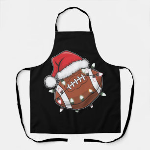 Santa Sport Weihnachten American Football Fan Schürze