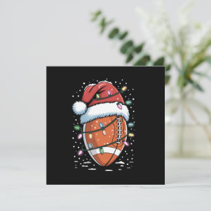 Santa Sport Weihnachten American Football Spieler