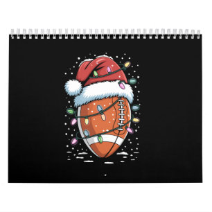 Santa Sport Weihnachten American Football Spieler Kalender