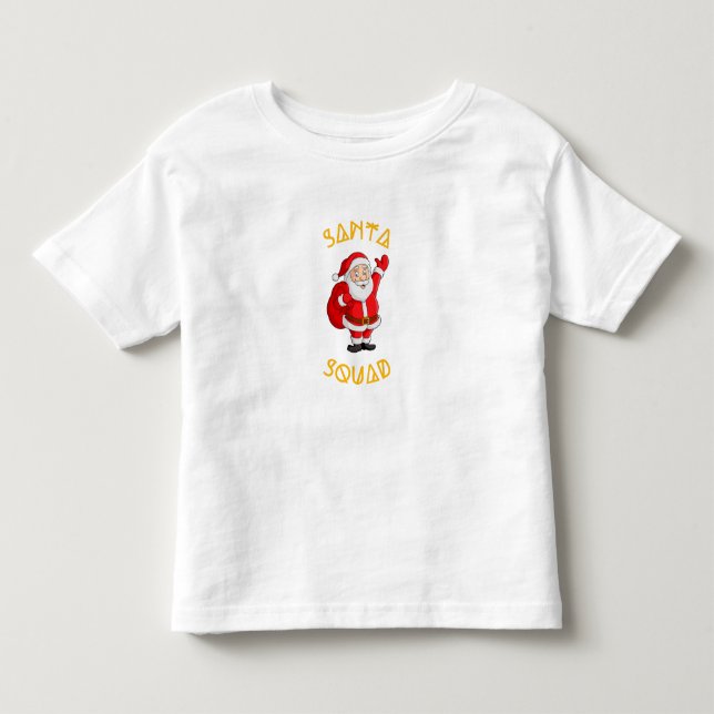 Santa Squad Kleinkind T-shirt (Vorderseite)
