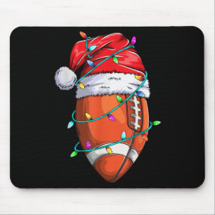 Santa Srts Design für Männer Jungen Weihnachtsfußb Mousepad
