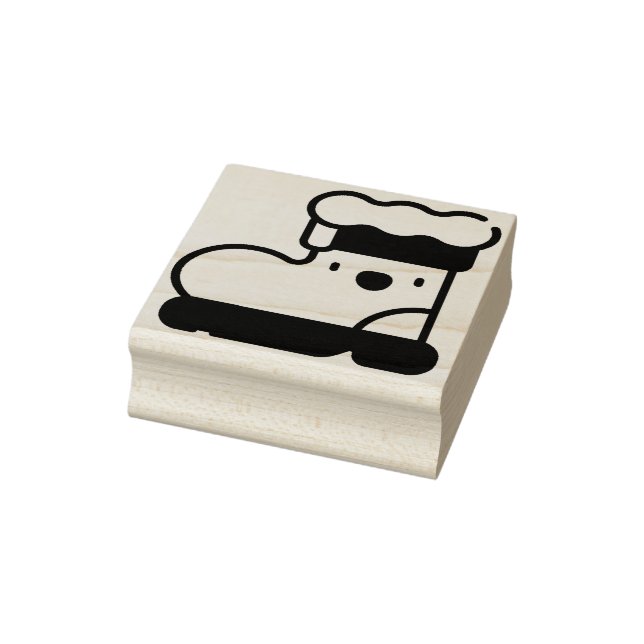 Santa-Stiefel Gummistempel (Stempel)