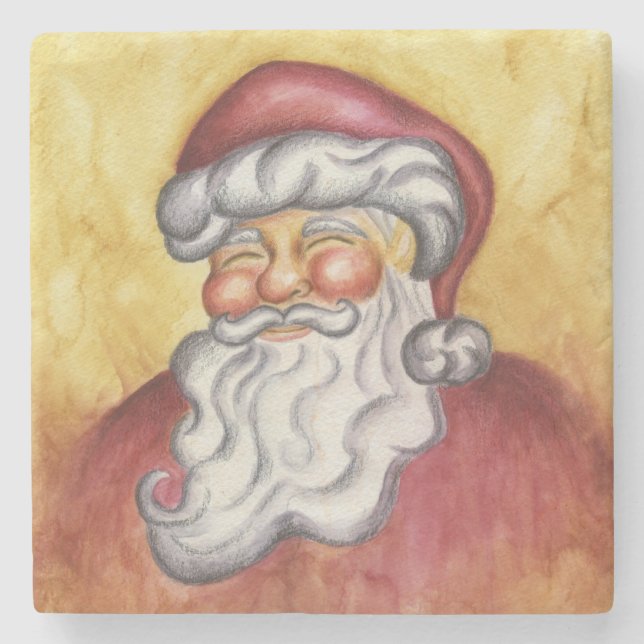 Santa Stone Untersetzer (Vorderseite)