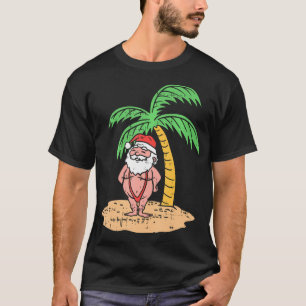 Santa Summer Swimsuit Weihnachten im Juli T-Shirt