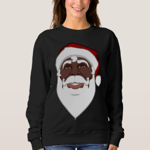 Santa Sweatshirt African American Santa Shirt