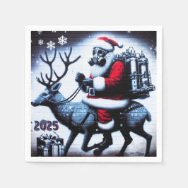 Santa T - Shirt Serviette