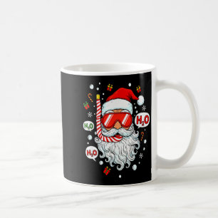 Santa-Taucherausrüstung Lustiger Taucher Weihnacht Kaffeetasse