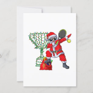 Santa Tennis Weihnachtsgeschenk für Damen Einladung
