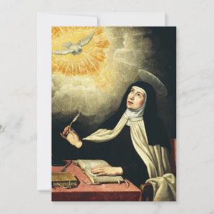 Santa Teresa von Ávila Feiertagskarte
