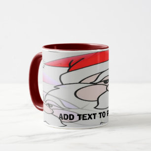 Santa, Text hinzufügen Tasse