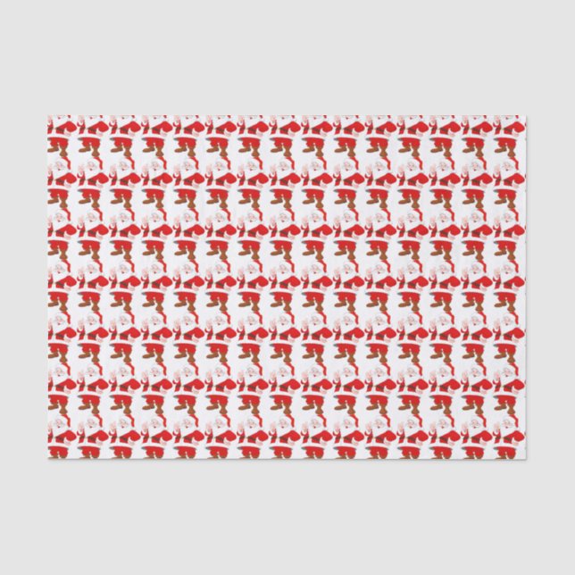 Santa Tissue Paper Seidenpapier (Vorderseite)