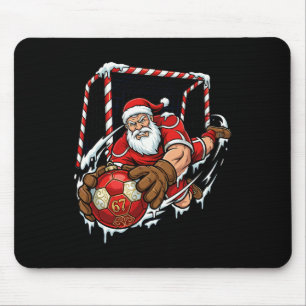 Santa Torwart 67 Fußball Byll Weihnachten Lustig S Mousepad