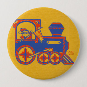 Santa Train Button