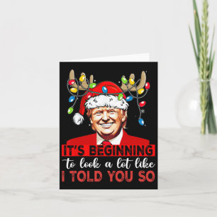 Santa Trump Es sieht langsam so aus, als ob ich Re Karte