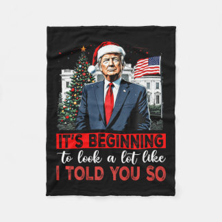 Santa Trump fängt an, so auszusehen wie ich Fleecedecke