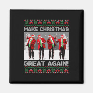 Santa Trump Tanz Mach Weihnachten wieder großartig Magnet