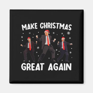 Santa Trump Tanz Mach Weihnachten wieder großartig Magnet