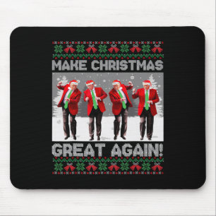Santa Trump Tanz Mach Weihnachten wieder großartig Mousepad