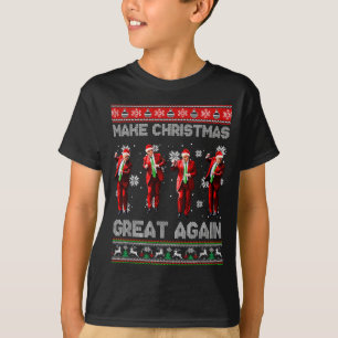 Santa Trump Tanz Mach Weihnachten wieder großartig T-Shirt