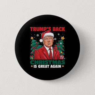 Santa Trump-Tanz macht Weihnachten wieder großarti Button