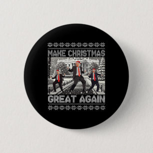 Santa Trump-Tanz macht Weihnachten wieder großarti Button