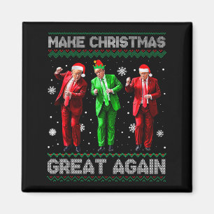 Santa Trump Tanz Macht Weihnachten wieder großarti Magnet
