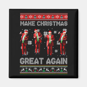 Santa Trump Tanz Macht Weihnachten wieder großarti Magnet