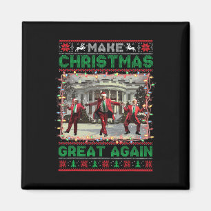 Santa Trump-Tanz macht Weihnachten wieder großarti Magnet
