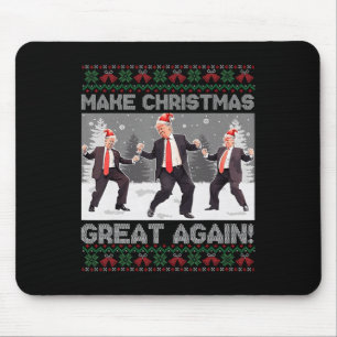 Santa Trump-Tanz macht Weihnachten wieder großarti Mousepad