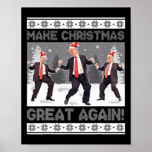 Santa Trump-Tanz macht Weihnachten wieder großarti Poster