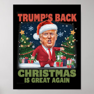 Santa Trump-Tanz macht Weihnachten wieder großarti Poster