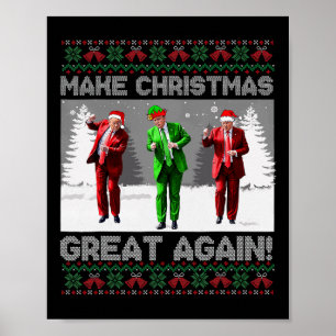 Santa Trump-Tanz macht Weihnachten wieder großarti Poster