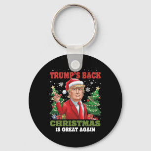Santa Trump-Tanz macht Weihnachten wieder großarti Schlüsselanhänger
