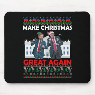 Santa Trump Tanz Weihnachten wieder großartig Weih Mousepad