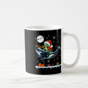Santa Turtle Riding Orca Rentierfisch Kaffeetasse