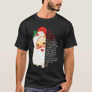 Santa Twas die Nacht vor Weihnachten Match Paj T-Shirt