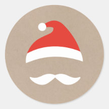 Santa Typ Aufkleber