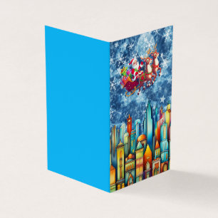 SANTA ÜBER DER STADT