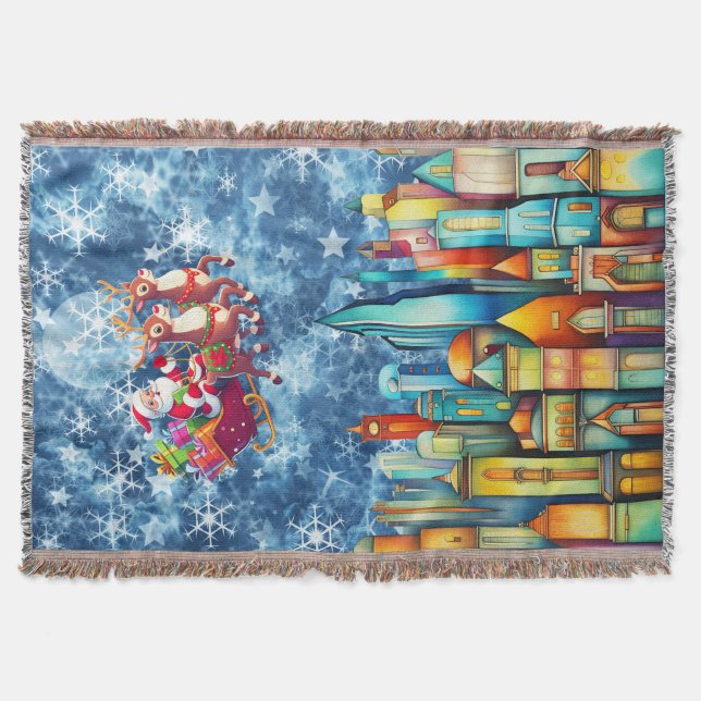 SANTA ÜBER DER STADT DECKE (Vorderseite)