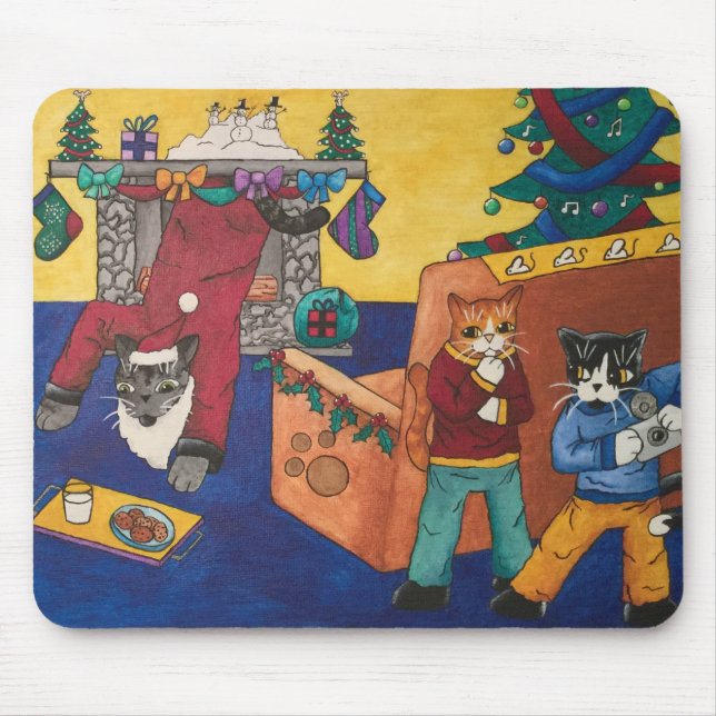 Santa Überraschung Mousepad (Vorne)