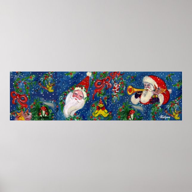 SANTA UND CHRISTMAS NIGHT POSTER (Vorne)