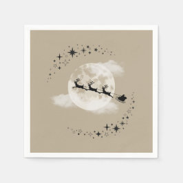 Santa und der Mond Servietten