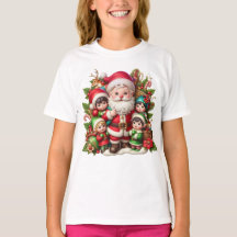 Santa und Kinder 