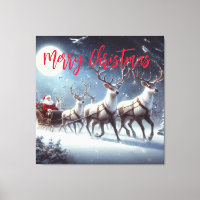 Santa und Reindeer