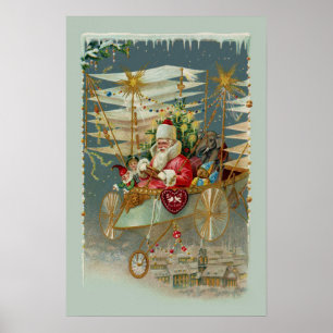 Santa und seine Phantastische Maschine Poster