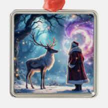 Santa und seine Rentiere Weihnachtszauber