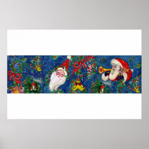 SANTA UND WEIHNACHTSNACHT POSTER