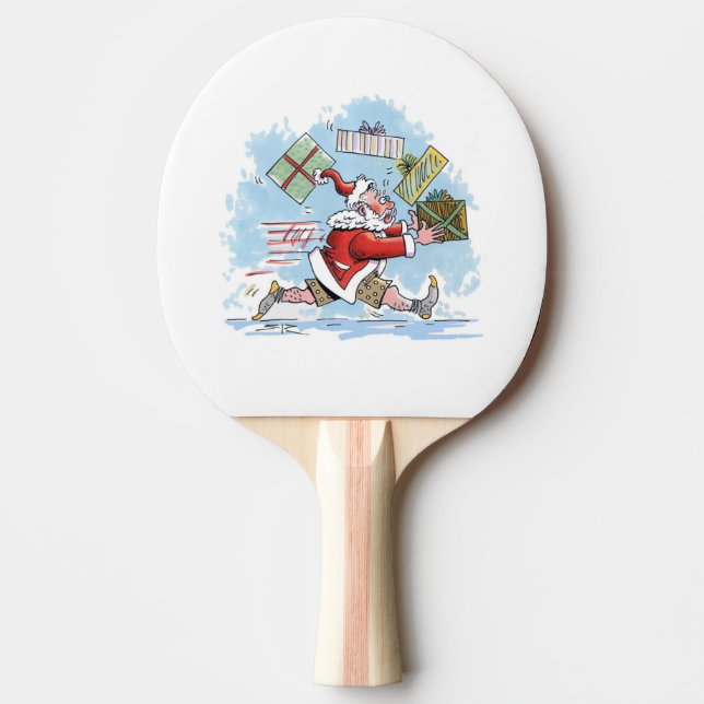 Santa Unvorbereitet Tischtennispaddel Tischtennis Schläger (Vorderseite)