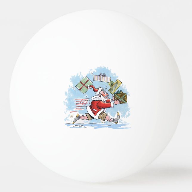 Santa Unvorbereitete Tischtennisball (Vorderseite)